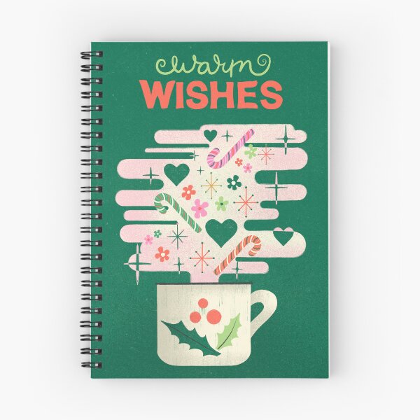 Item preview, Warm Wishes Kitschy Christmas Mug designed and sold by Haley Schulz.