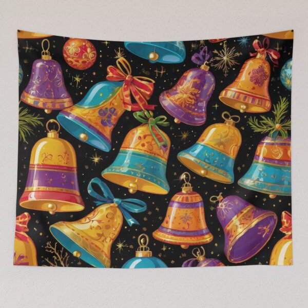 Item preview, Christmas Pattern Bells,Christmas Seamless Pattern,holiday pattern designed and sold by Expressions-Sel.
