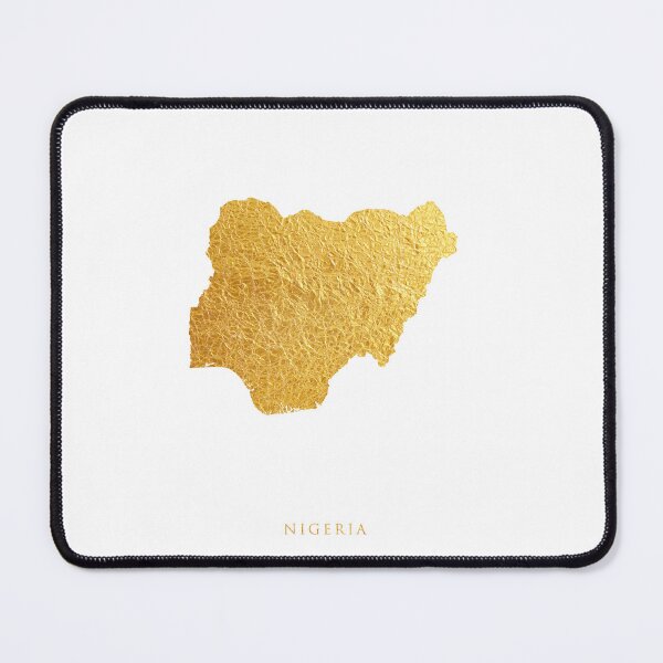 Item preview, Nigeria Gold Map designed and sold by ArtPrints.