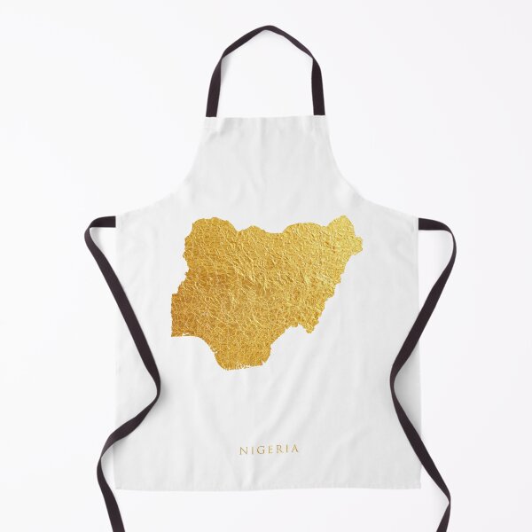 Item preview, Nigeria Gold Map designed and sold by ArtPrints.