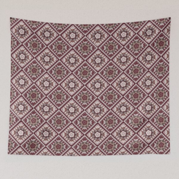 Item preview, Crochet Granny Squares Seamless Print. Floral Tile Pattern designed and sold by gloriamelrose.