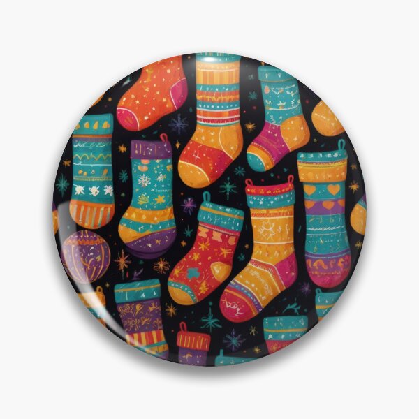 Item preview, Christmas Pattern Socks,Christmas Seamless Pattern,holiday pattern designed and sold by Expressions-Sel.