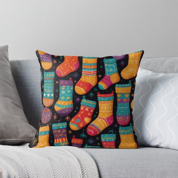 Item preview, Christmas Pattern Socks,Christmas Seamless Pattern,holiday pattern designed and sold by Expressions-Sel.