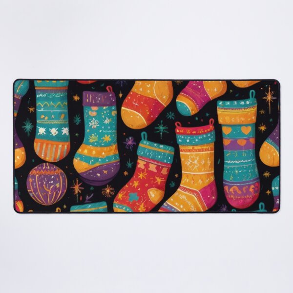 Item preview, Christmas Pattern Socks,Christmas Seamless Pattern,holiday pattern designed and sold by Expressions-Sel.