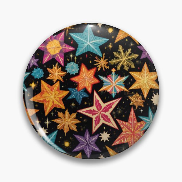 Item preview, Christmas Pattern Colored stars,Christmas Seamless Pattern,holiday pattern,Art designed and sold by Expressions-Sel.