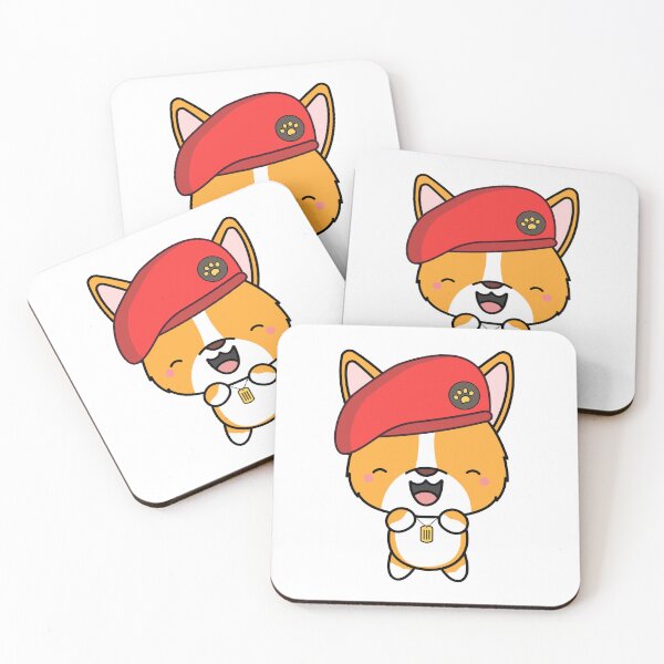 Item preview, Cute Red Beret Corgi  designed and sold by Pet Station.