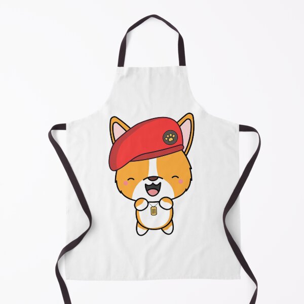 Item preview, Cute Red Beret Corgi designed and sold by Pet Station.