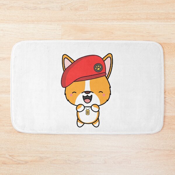 Item preview, Cute Red Beret Corgi  designed and sold by Pet Station.