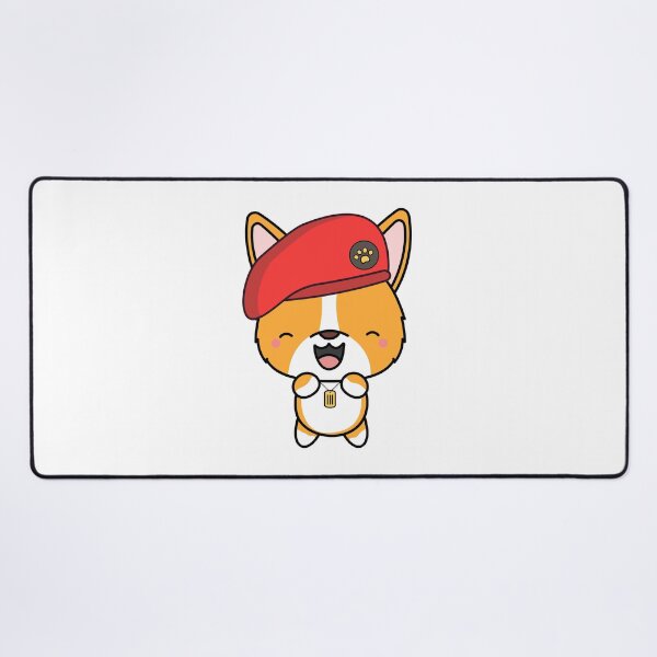 Item preview, Cute Red Beret Corgi  designed and sold by Pet Station.