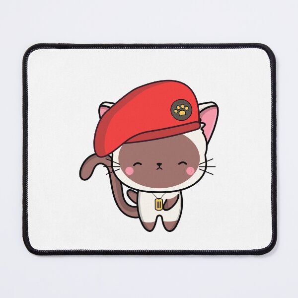 Item preview, Cute Red Beret White Cat designed and sold by Pet Station.