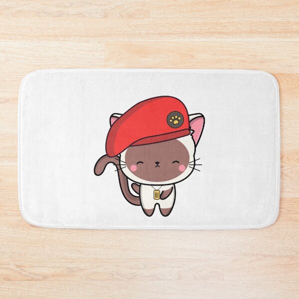 Item preview, Cute Red Beret White Cat designed and sold by Pet Station.