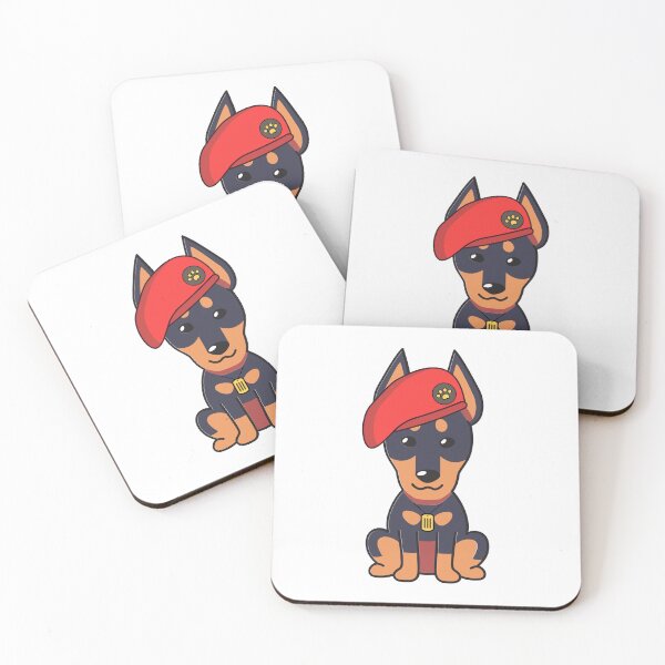 Item preview, Cute Red Beret Guard Dog designed and sold by Pet Station.