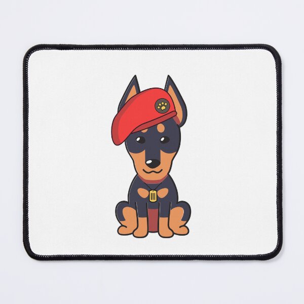 Item preview, Cute Red Beret Guard Dog designed and sold by Pet Station.