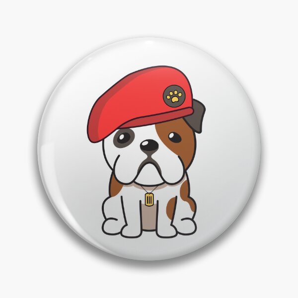 Item preview, Cute Red Beret English Bulldog designed and sold by Pet Station.