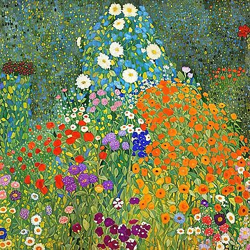 Aperçu de l'œuvre Jardin de fleurs Gustav Klimt de maniacfitness