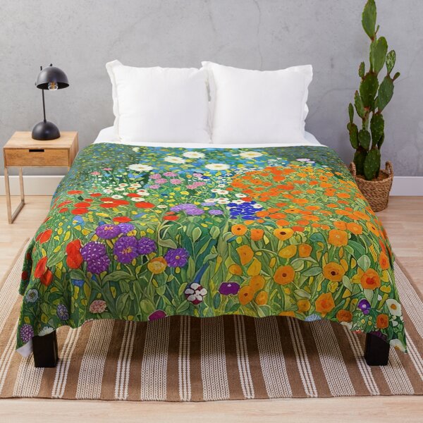 Item preview, Gustav Klimt Flower Garden designed and sold by maniacfitness.