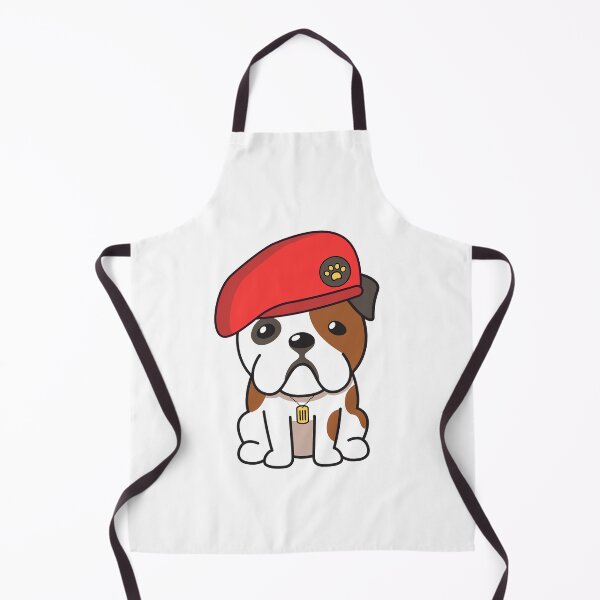 Item preview, Cute Red Beret English Bulldog designed and sold by Pet Station.