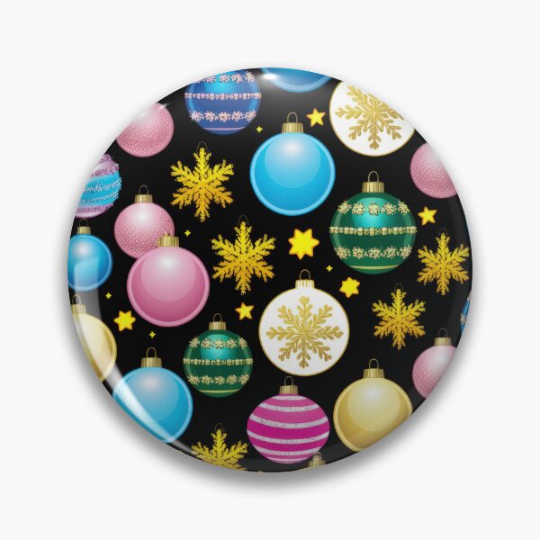 Item preview, Christmas Pattern Coloring Balls,Christmas Seamless Pattern,holiday pattern,Art designed and sold by Expressions-Sel.