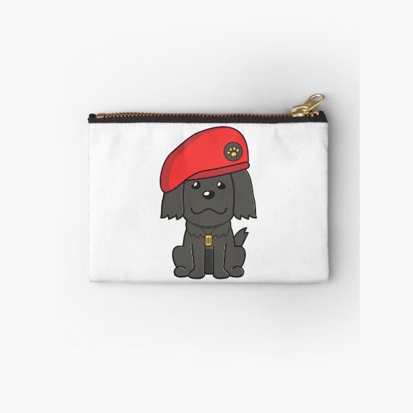 Item preview, Cute Red Beret Black dog designed and sold by Pet Station.