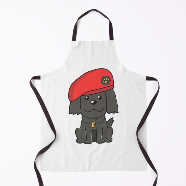 Item preview, Cute Red Beret Black dog designed and sold by Pet Station.