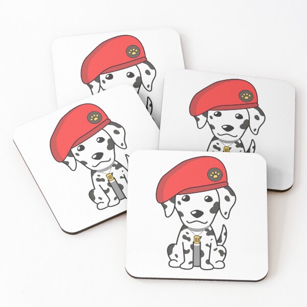 Item preview, Cute Red Beret Dalmatian designed and sold by Pet Station.