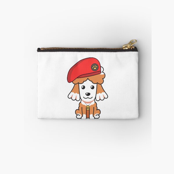 Item preview, Cute Red Beret brown dog designed and sold by Pet Station.