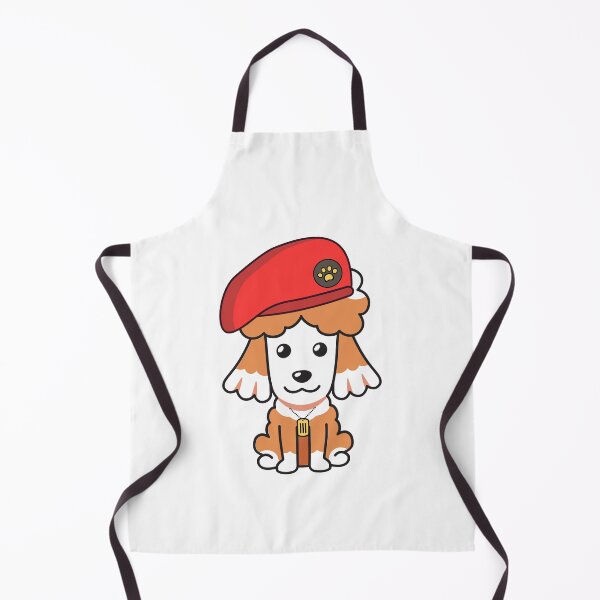 Item preview, Cute Red Beret brown dog designed and sold by Pet Station.