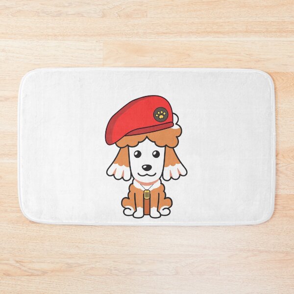 Item preview, Cute Red Beret brown dog designed and sold by Pet Station.