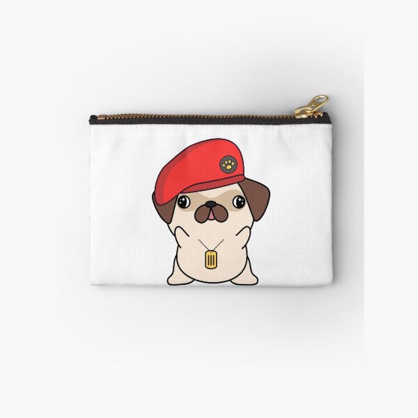 Item preview, Cute Red Beret Pug designed and sold by Pet Station.