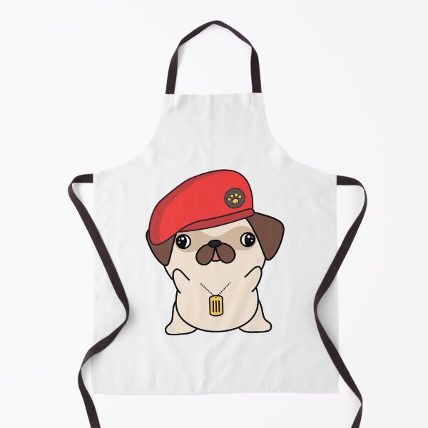 Item preview, Cute Red Beret Pug designed and sold by Pet Station.