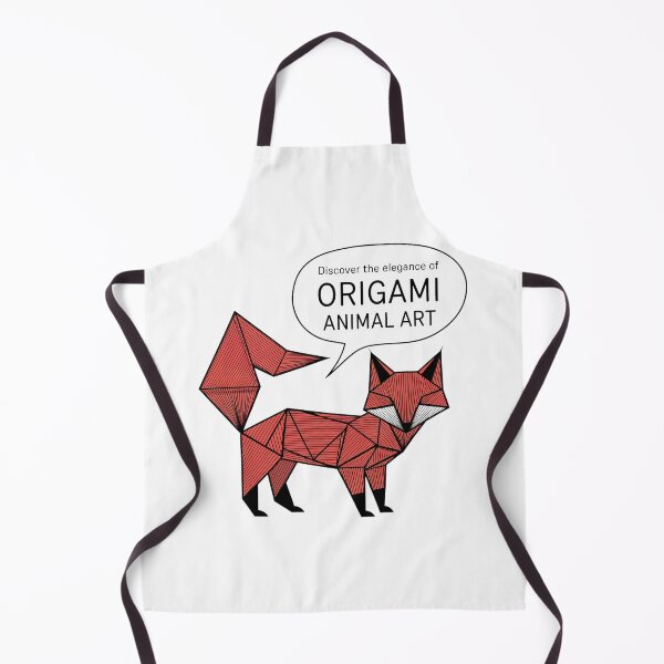 Item preview, Origami Fox: Minimalist and Stylized Geometric Art designed and sold by ObjCrea123.