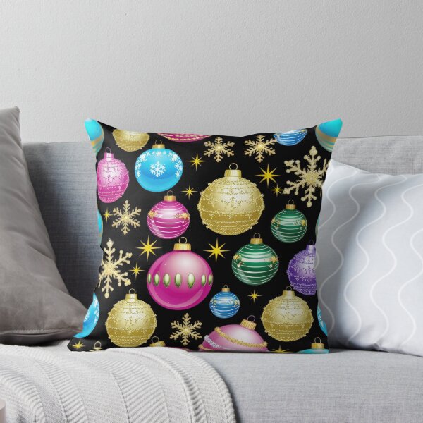 Item preview, Christmas Pattern Coloring Balls with snowflakes,Christmas Seamless Pattern,holiday pattern,Art designed and sold by Expressions-Sel.