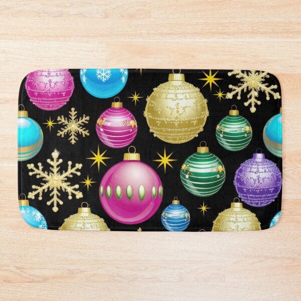 Item preview, Christmas Pattern Coloring Balls with snowflakes,Christmas Seamless Pattern,holiday pattern,Art designed and sold by Expressions-Sel.