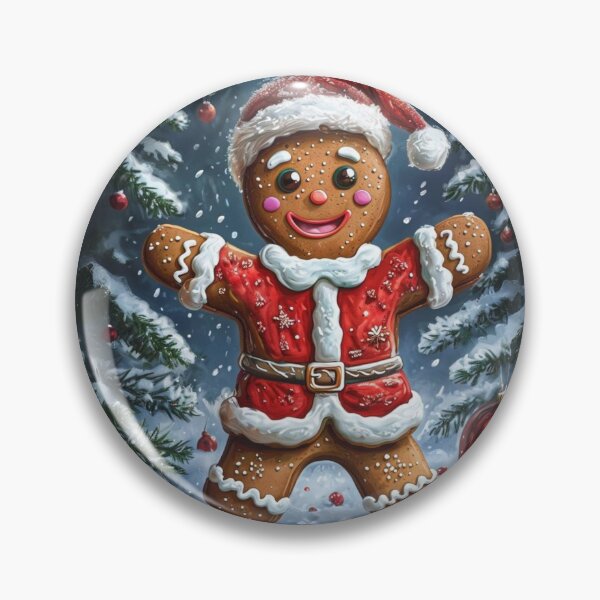 Artikelvorschau, Lebkuchen-Weihnachtsmann entworfen und verkauft von CreatedbyKandJ.