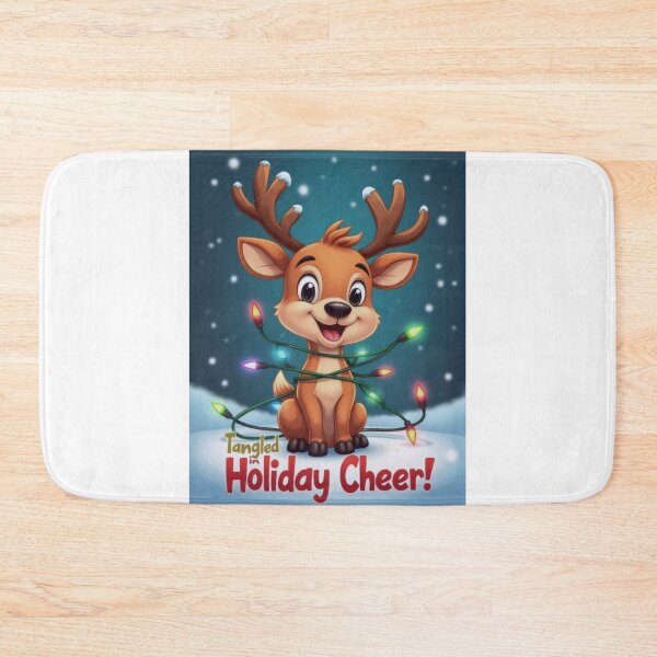 Item preview, Holiday Reindeer with a Jolly Smile designed and sold by ArtCreator2023.