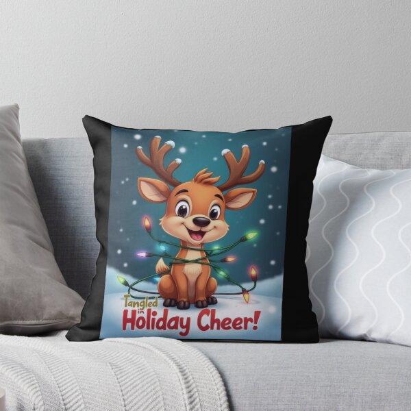Item preview, Holiday Reindeer with a Jolly Smile designed and sold by ArtCreator2023.