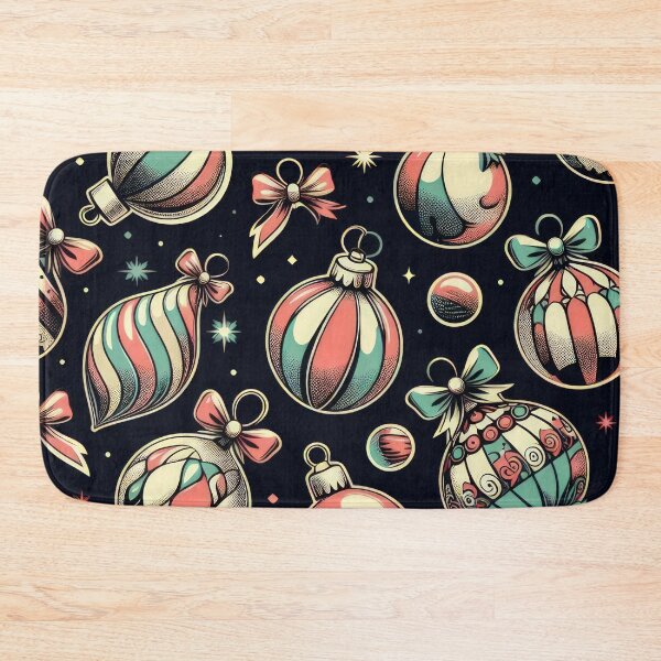 Item preview, Christmas Pattern Coloring Vintage Balls ,Christmas Seamless Pattern,holiday pattern,Art designed and sold by Expressions-Sel.