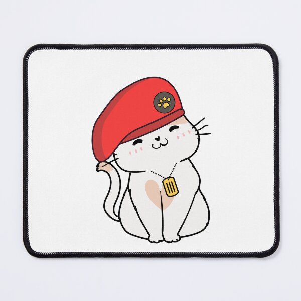 Item preview, Cute Red Beret White Cat designed and sold by Pet Station.