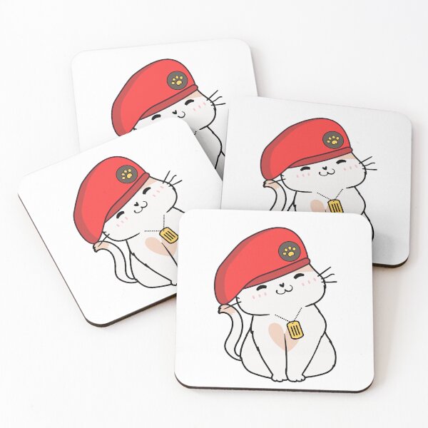 Item preview, Cute Red Beret White Cat designed and sold by Pet Station.