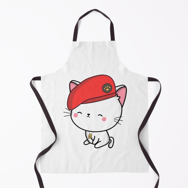 Item preview, Cute Red Beret White Cat designed and sold by Pet Station.