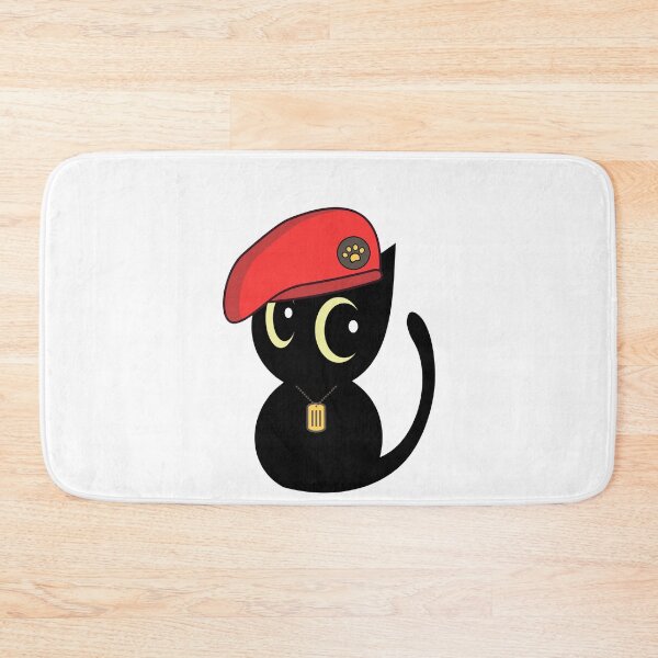 Item preview, Cute Red Beret black Cat designed and sold by Pet Station.