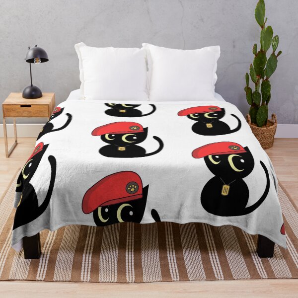 Item preview, Cute Red Beret black Cat designed and sold by Pet Station.