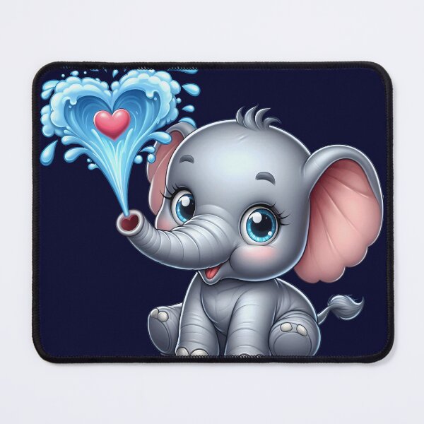 Item preview, Cute elephant spraying love! designed and sold by fribabywonder.