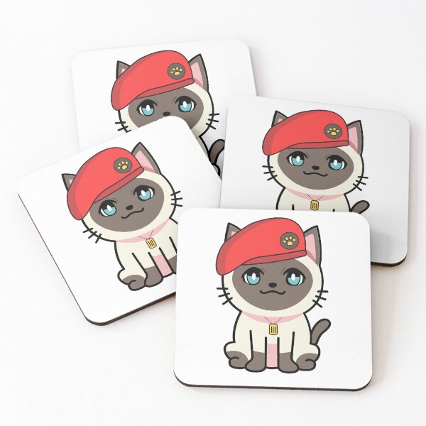 Item preview, Cute Red Beret siamese Cat designed and sold by Pet Station.