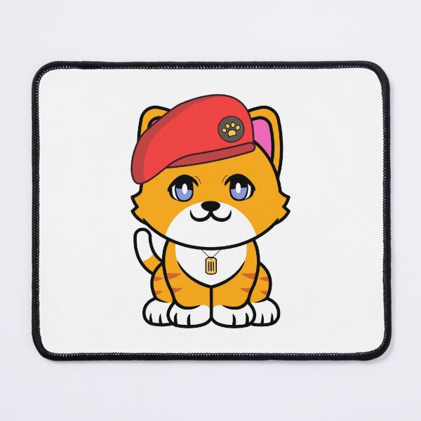 Item preview, Cute Red Beret orange Cat designed and sold by Pet Station.