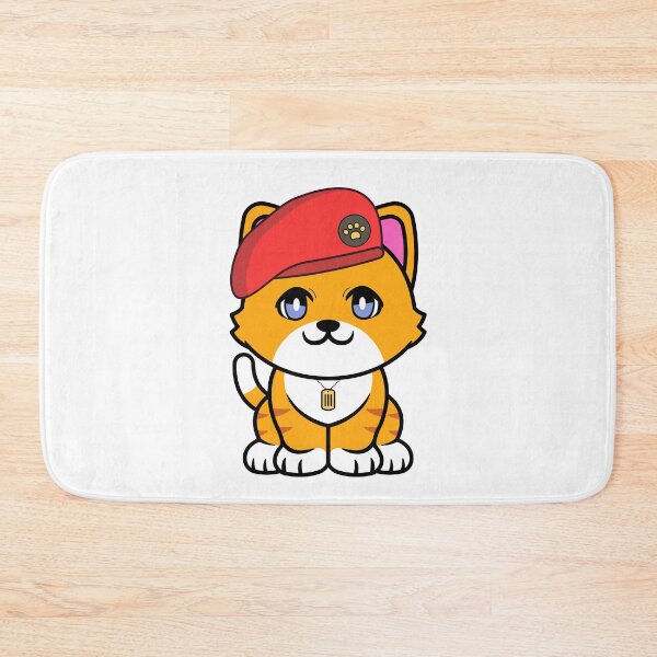 Item preview, Cute Red Beret orange Cat designed and sold by Pet Station.