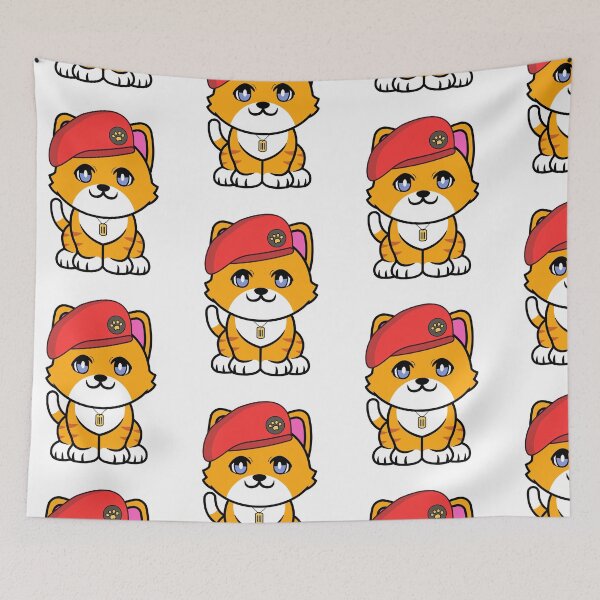 Item preview, Cute Red Beret orange Cat designed and sold by Pet Station.