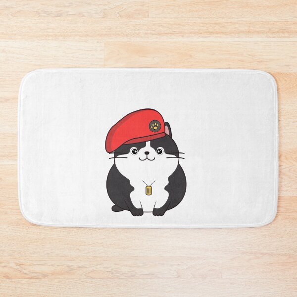 Item preview, Cute Red Beret fat Cat designed and sold by Pet Station.