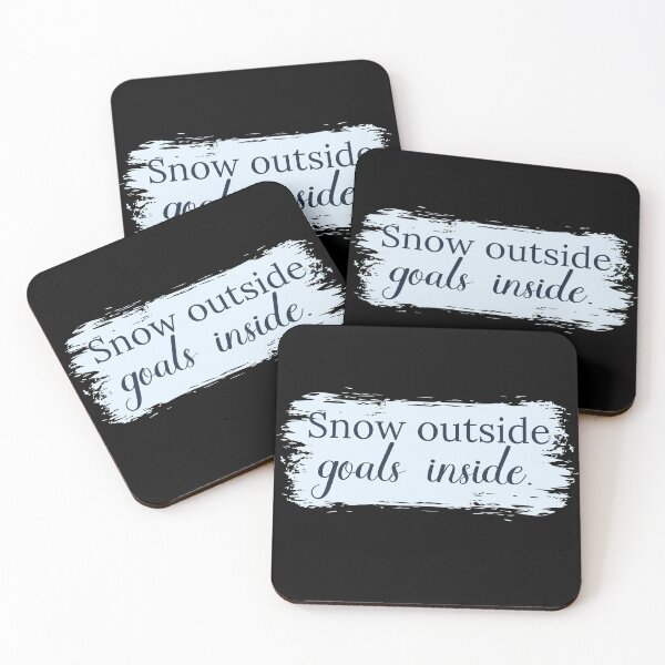 Item preview, Snow Outside, Goals Inside. Study Motivation designed and sold by AngieArt-.