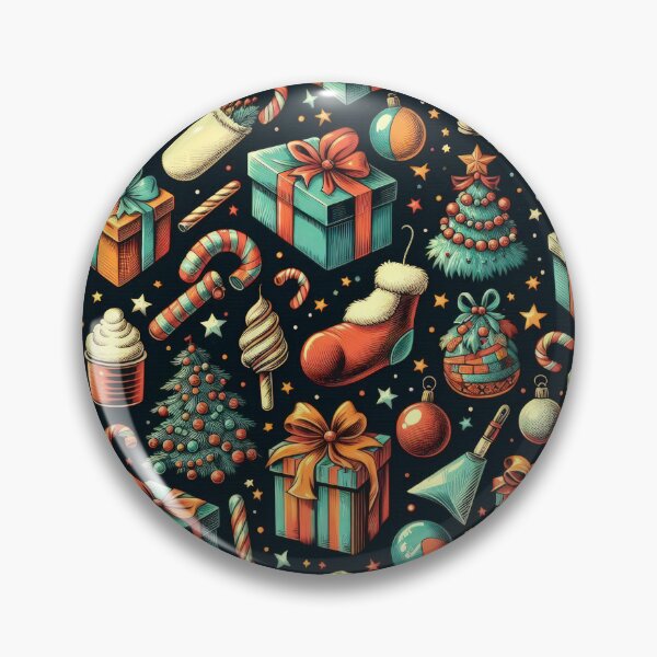 Item preview, Christmas Pattern Decorations ,Christmas Seamless Pattern,holiday pattern,Christmas Vintage Art designed and sold by Expressions-Sel.